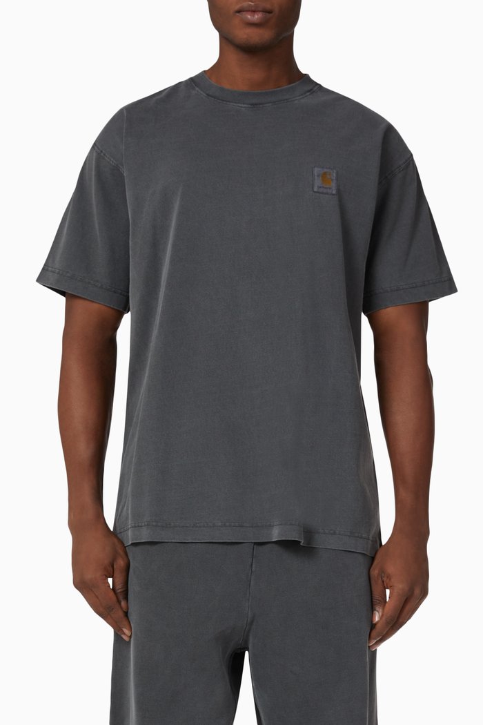 

Vista T-shirt in Cotton, Grey