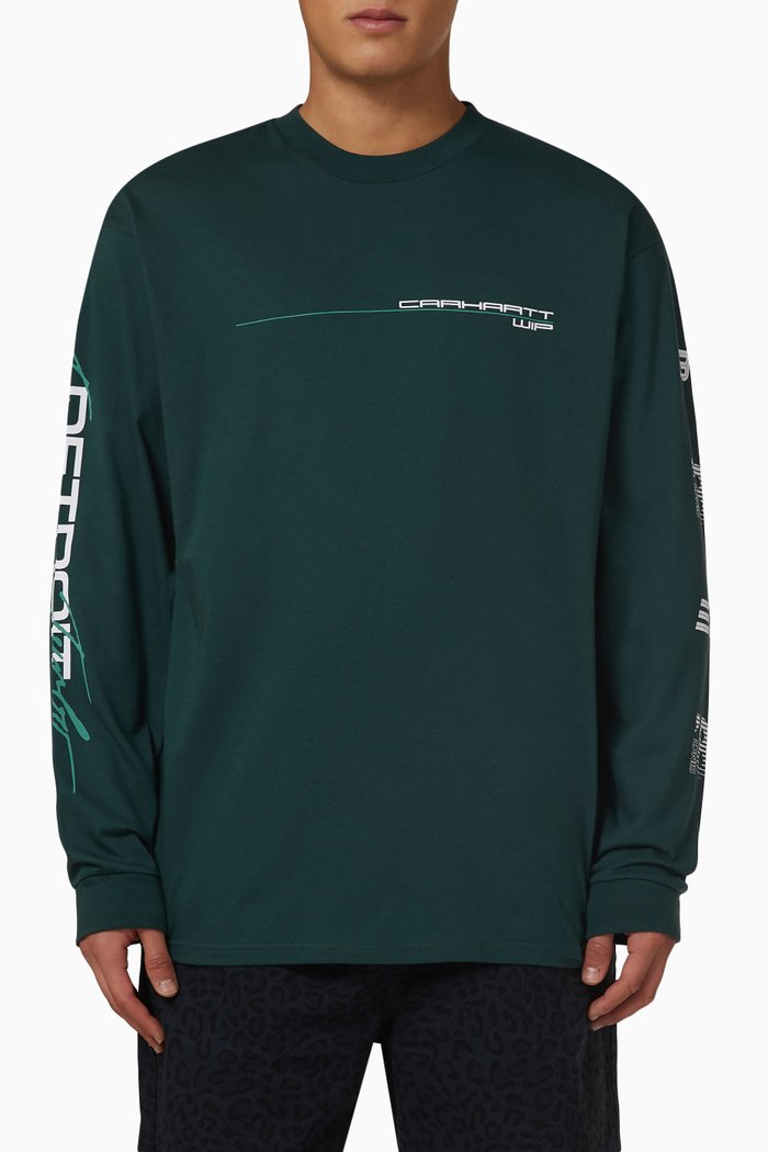 

Detroit Turbo T-shirt in Organic Cotton, Green