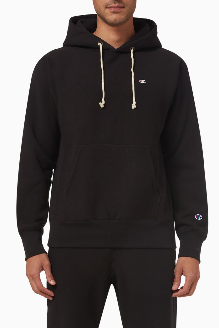

Logo Hoodie in Cotton-fleece, Black