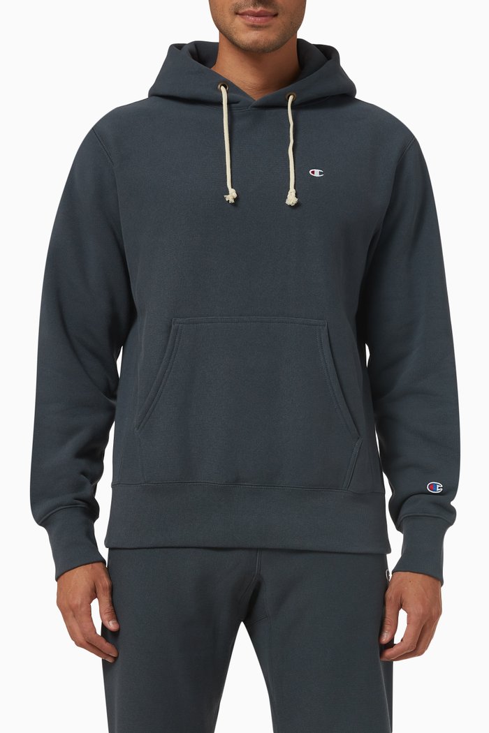 

Logo Hoodie in Cotton-fleece, Black