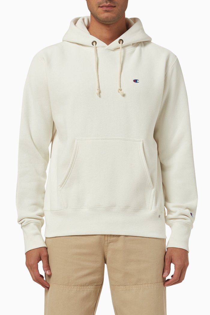 

Logo Hoodie in Cotton-fleece, Grey