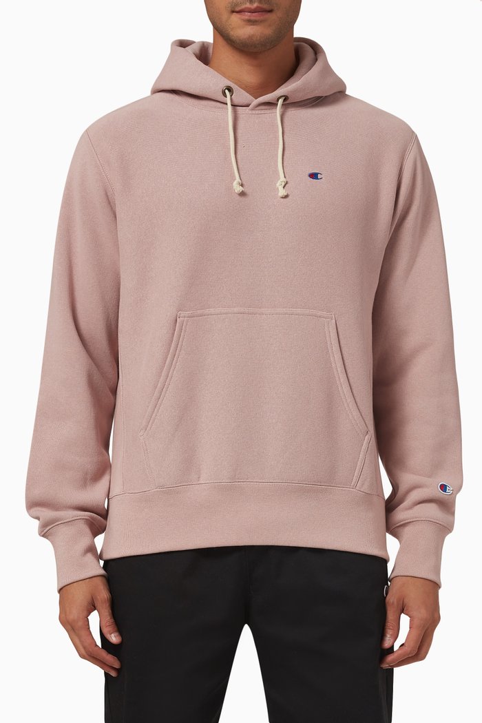 

Logo Hoodie in Cotton-fleece, Purple