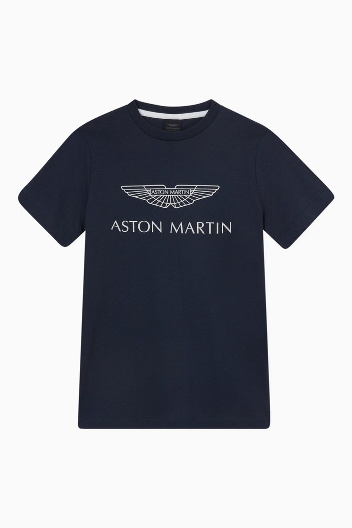 

Logo Print T-shirt in Jersey, Blue