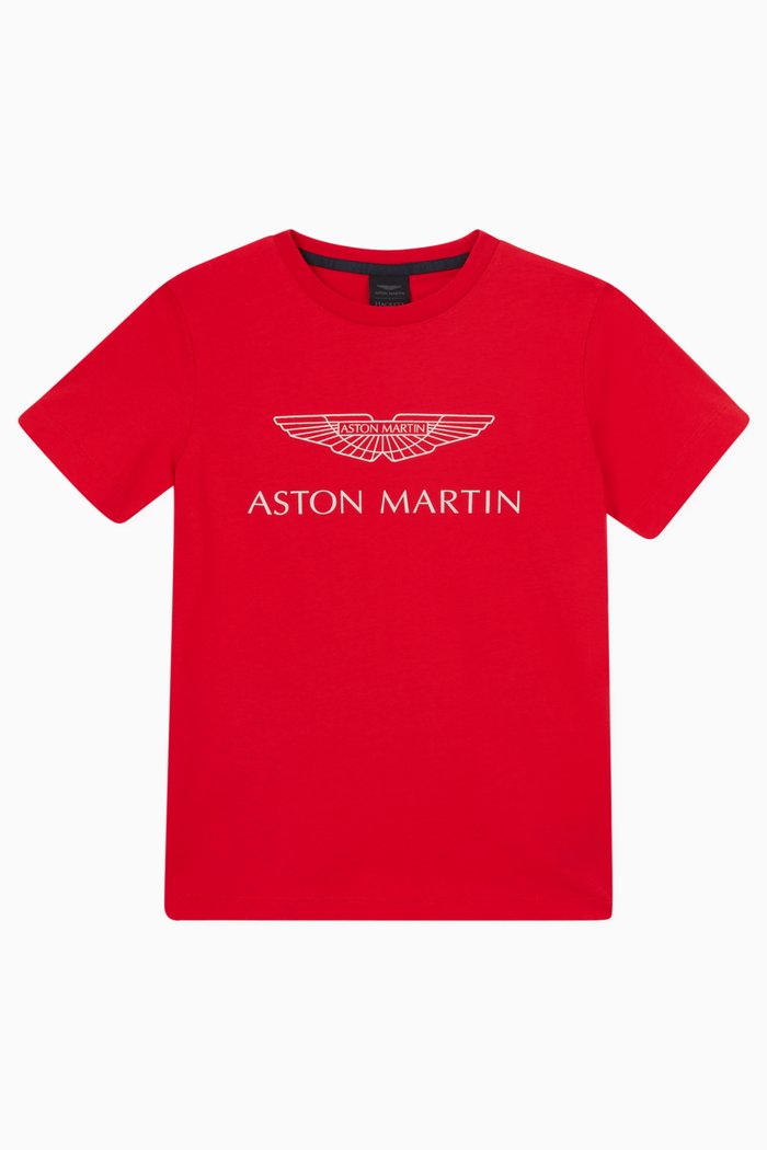 

Logo Print T-shirt in Jersey, Red