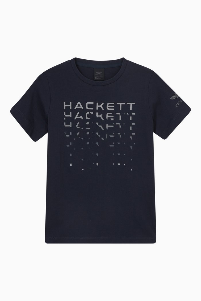 

Logo Print T-shirt in Jersey, Blue