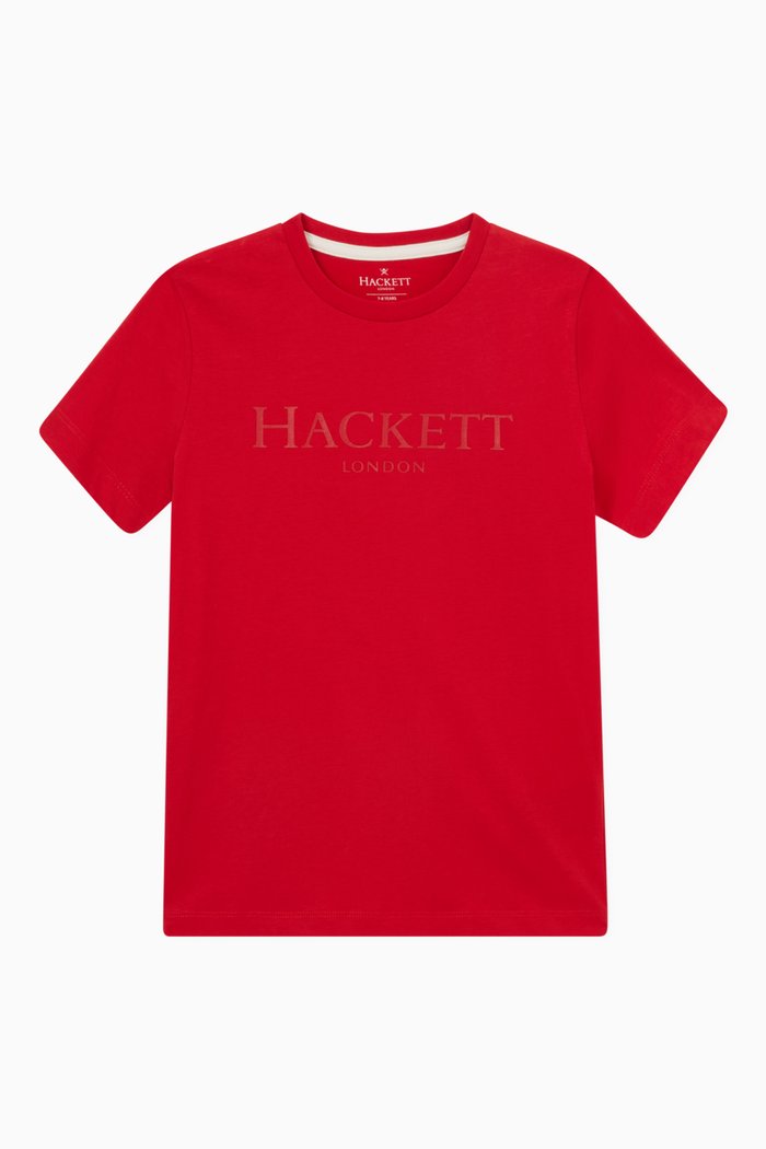 

Logo Print T-shirt in Jersey, Red