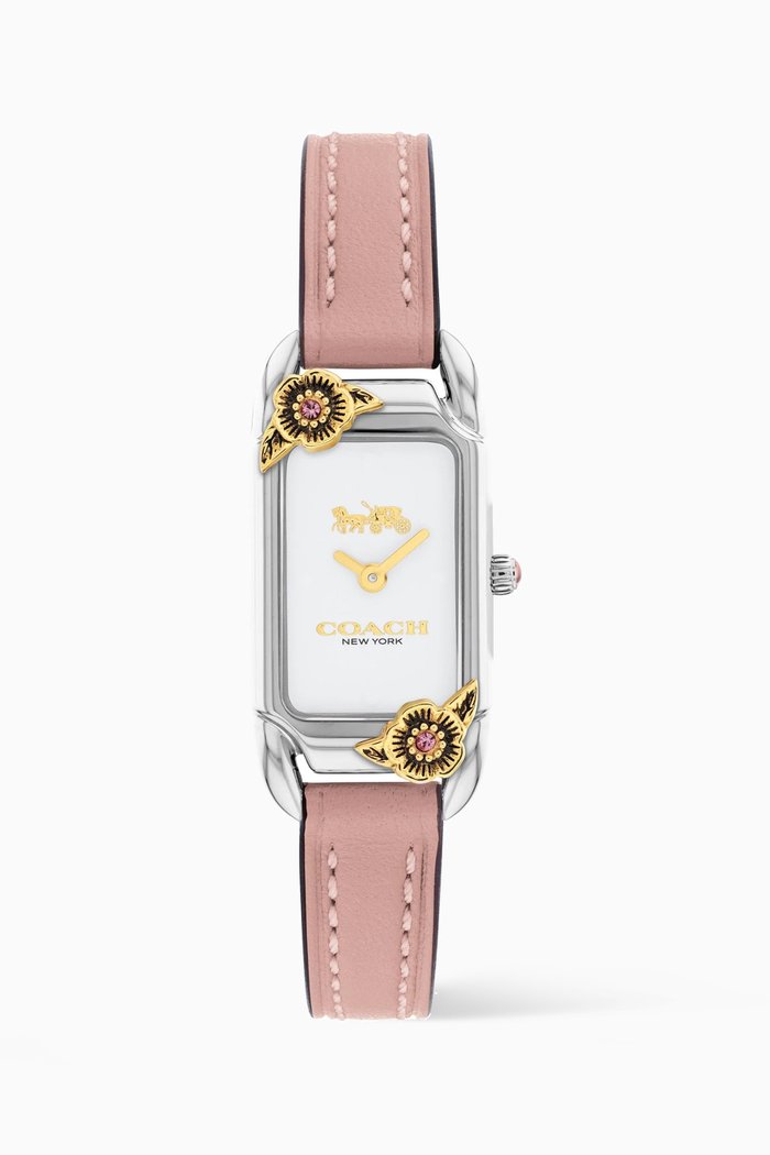 

Cadie Tea Rose Watch, 17mm, Neutral