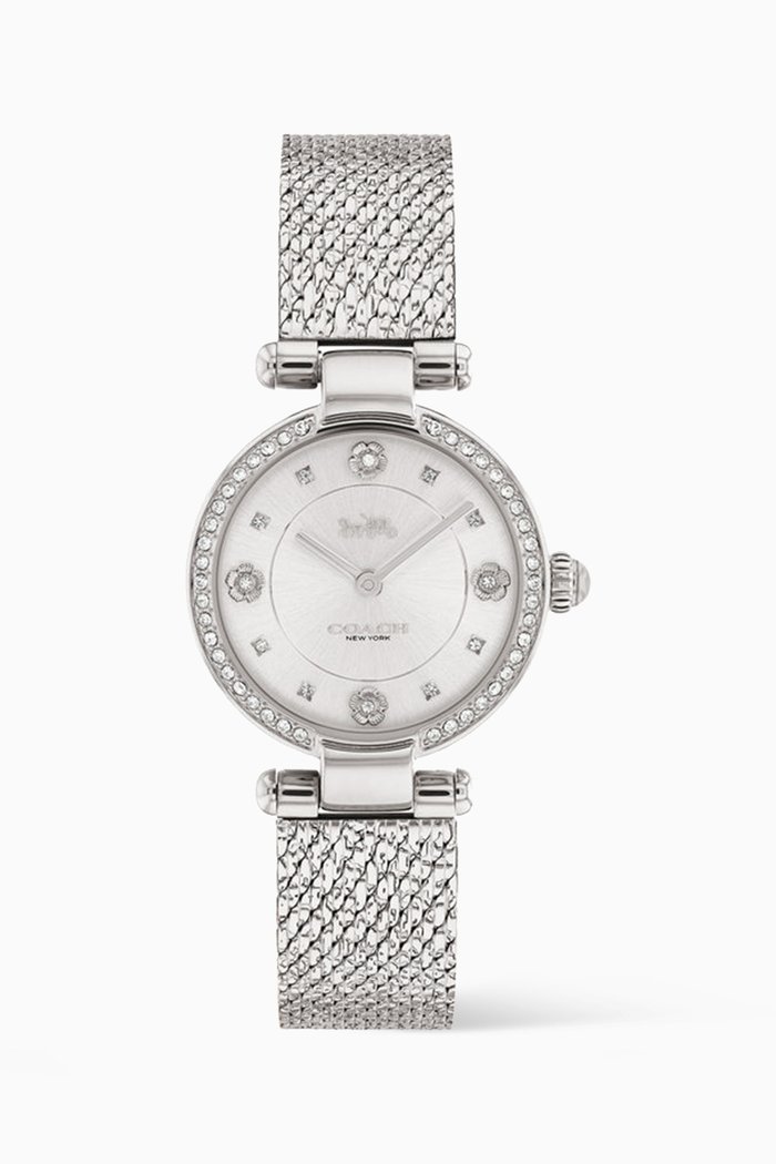 

Cary Crystal Watch, 26mm, Silver