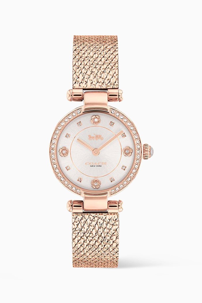 

Cary Crystal Watch, 26mm, Rose gold