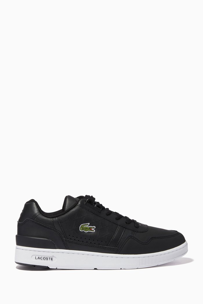 

T-clip Sneakers in Leather, Black