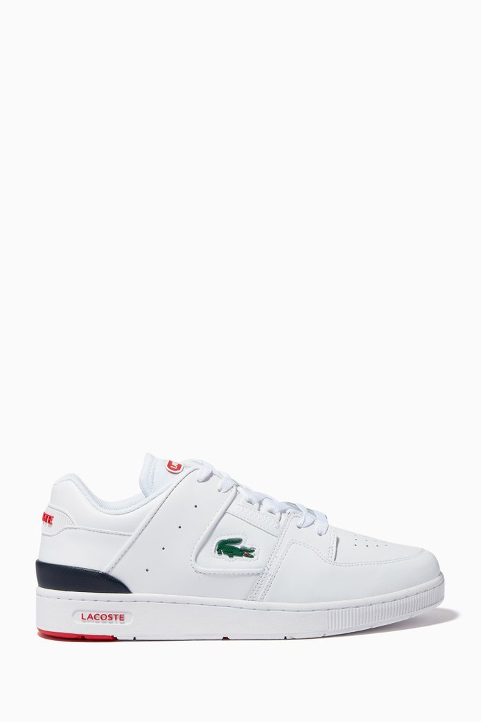 

Court Cage Sneakers in Leather, White