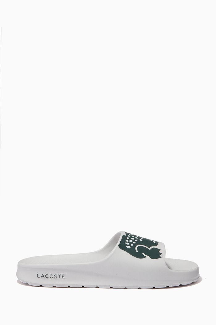 

Croco 2.0 Slide Sandals in EVA & Recycled Algae, White