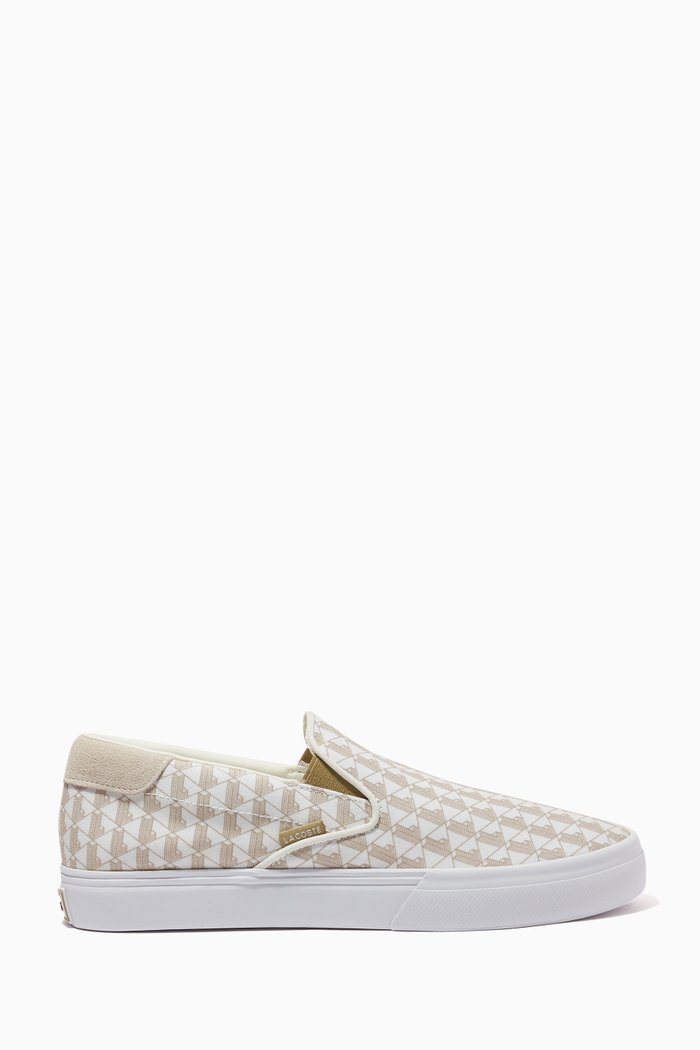 

Jump Serve Slip-on Sneakers in Canvas, White