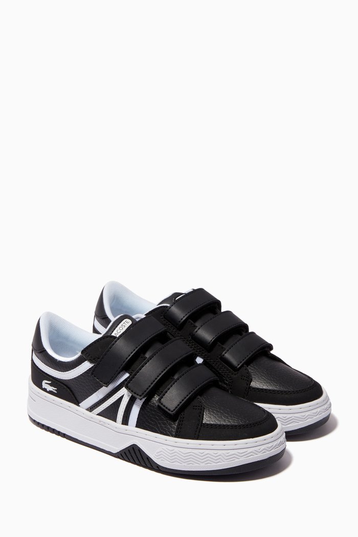 L001 Sneakers in Synthetic Leather, Black