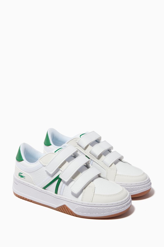 

L001 Sneakers in Synthetic Leather, White