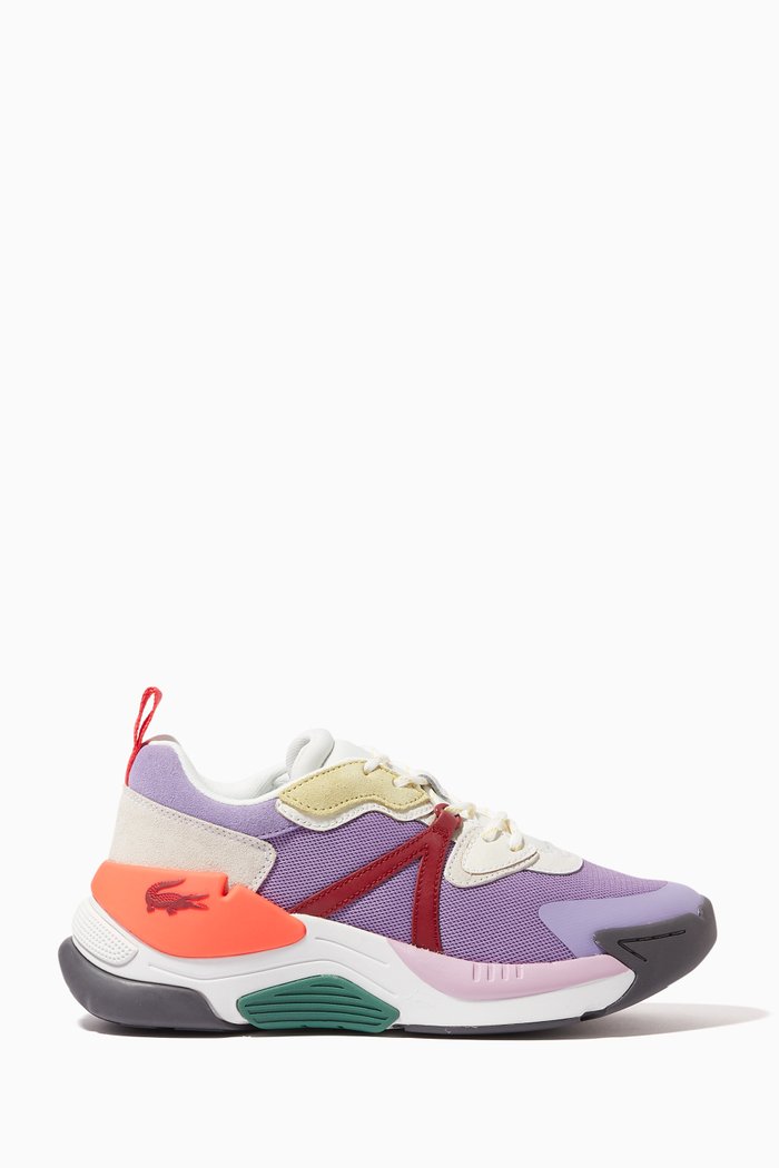 

LW2 Xtra Colour-block Trainers in Knit Mesh & Suede, White