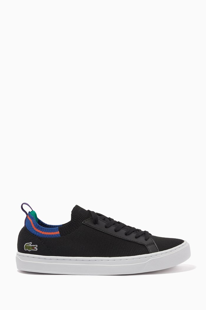 

La Piquée Sneakers in Canvas, Black
