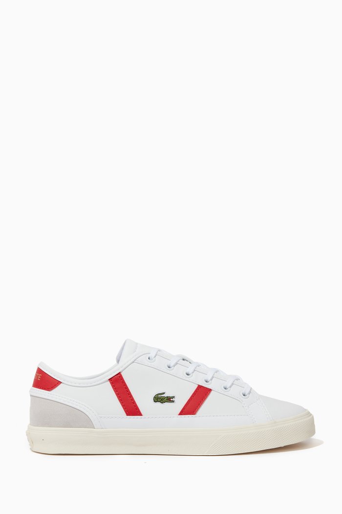 

Sideline Pro Sneakers in PU & Leather, White