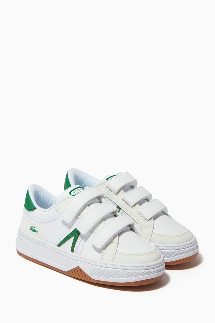 

L001 Sneakers in Faux Leather, White