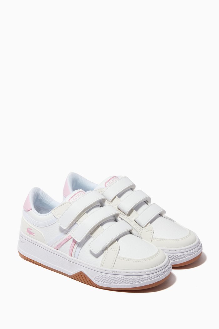 

L001 Sneakers in Synthetic Leather, Pink