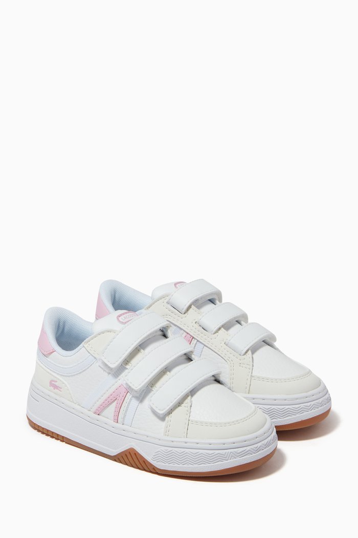 

L001 Sneakers in Faux Leather, Pink