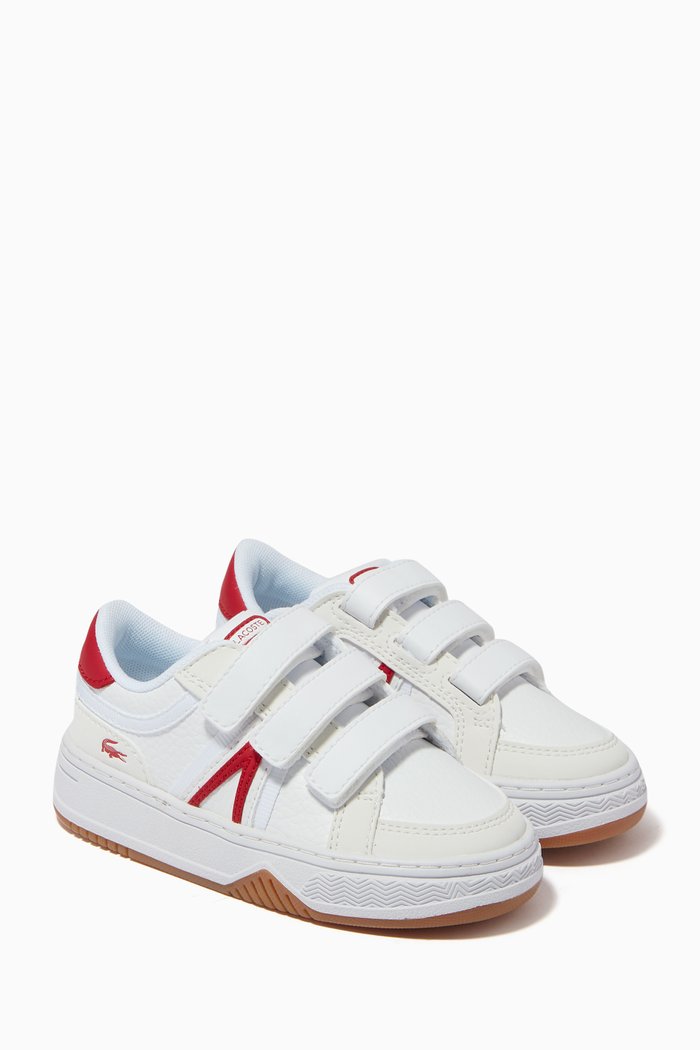 

L001 Sneakers in Faux Leather, Red