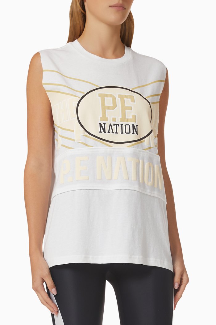 

Rogue Tank Top in Organic Cotton, White