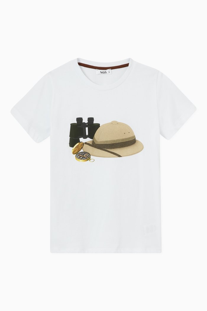

Thomas T-shirt in Cotton, White
