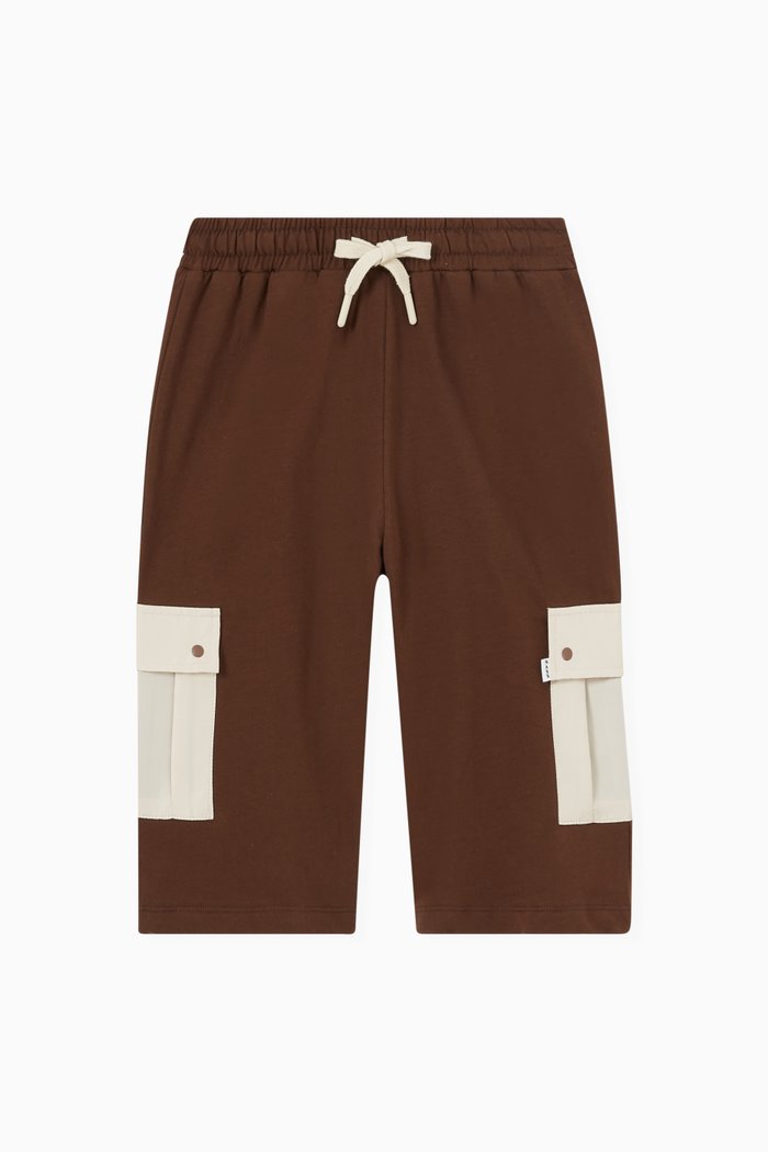 

Edwin Cargo Shorts in Cotton, Brown