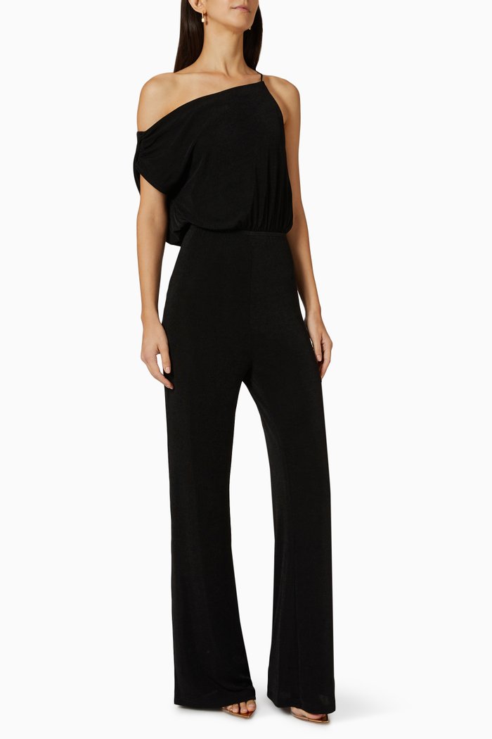 Emer Jumpsuit in Jersey, Black