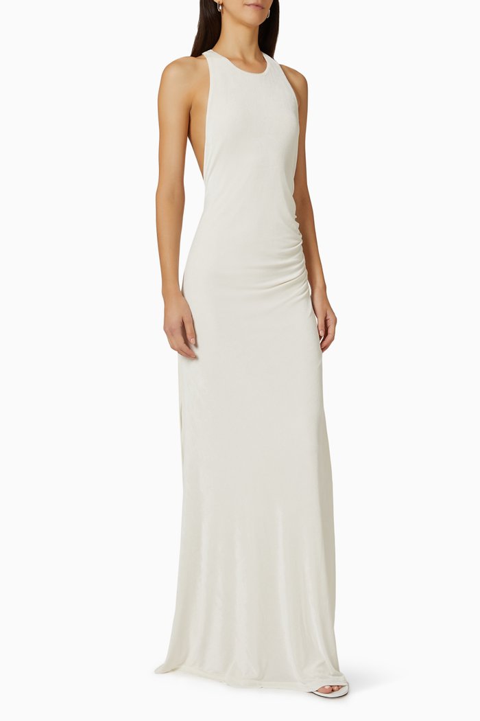 

Anastia Gown in Jersey, White