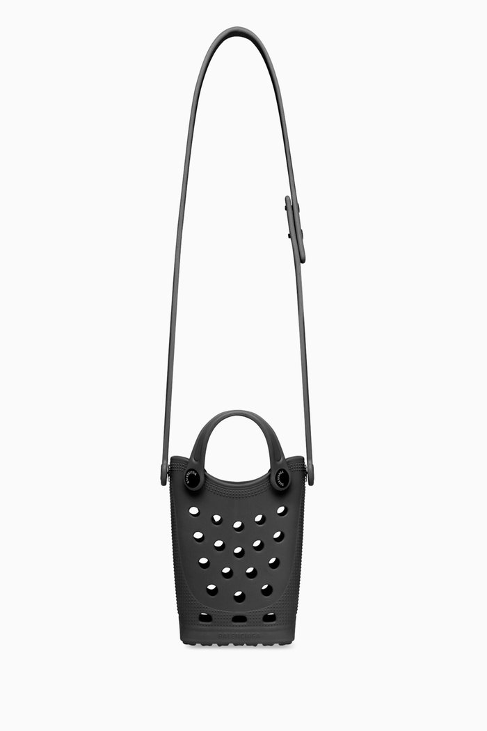 

x Crocs™ Phone Holder in Rubber, Black