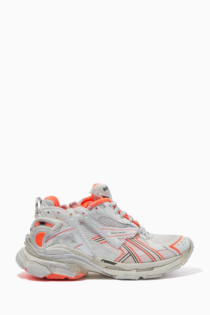 

Runner Sneakers in Mesh & Nylon, Multicolour