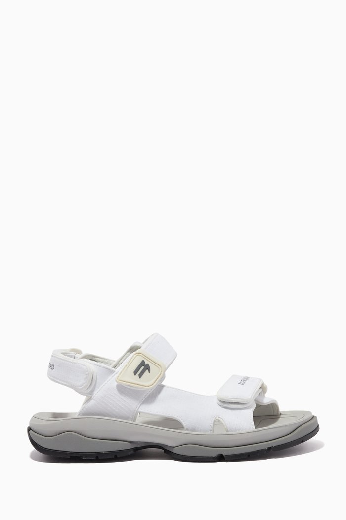 

Tourist Sandal in Technical Material, White