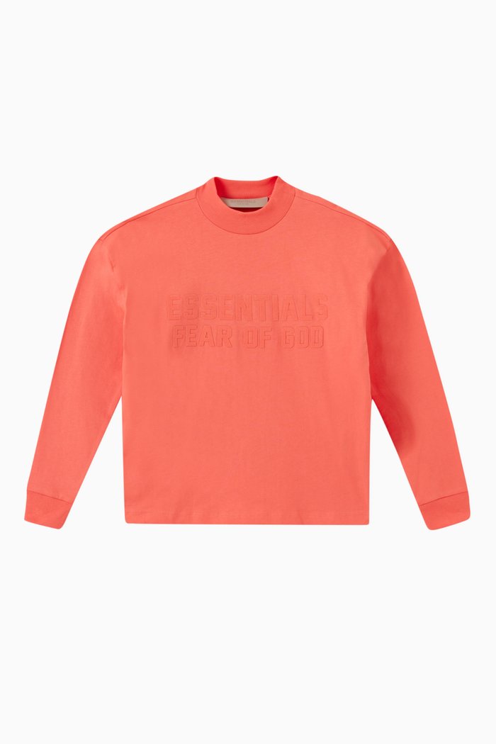 

Logo T-shirt in Core Jersey, Orange