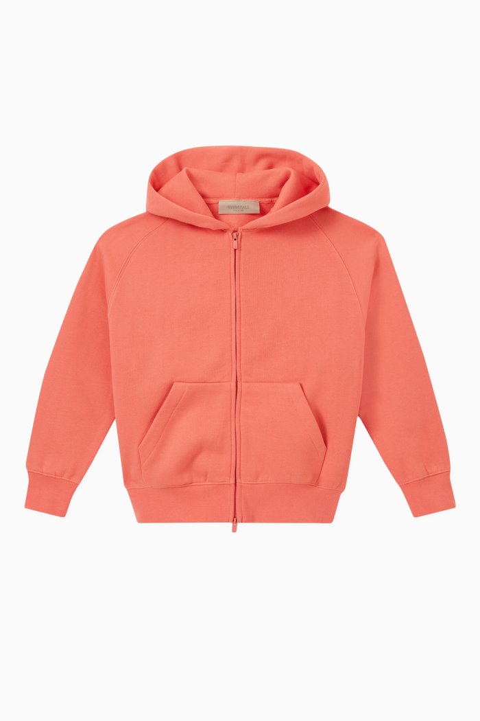 

Essentials Hoodie in Fleece, Orange