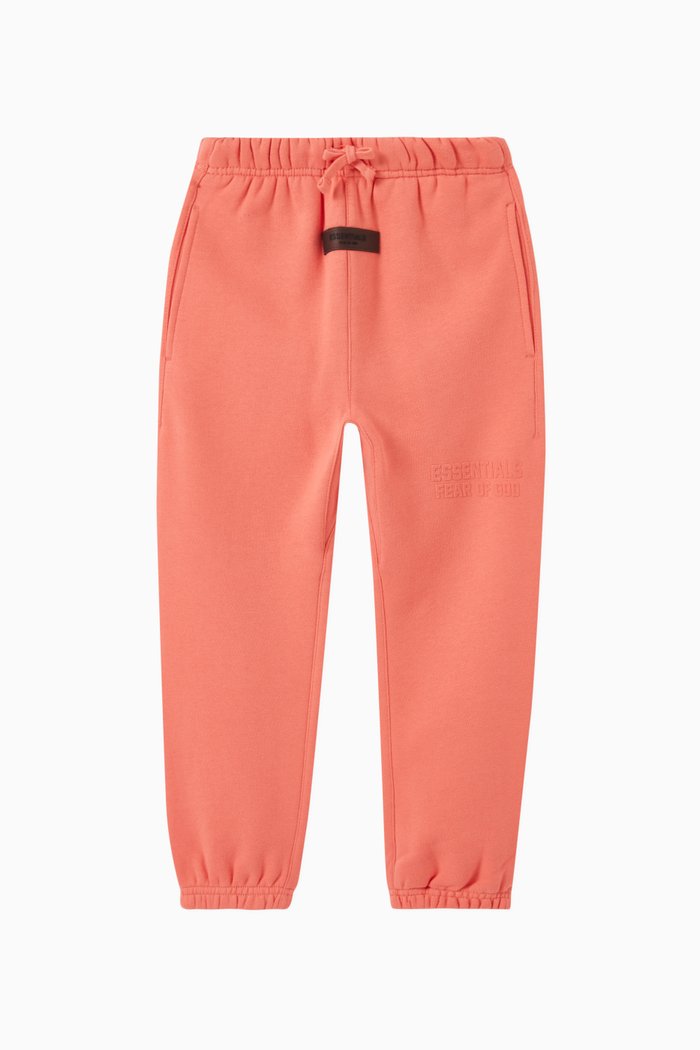 

Essential Sweatpants in Fleece, Orange