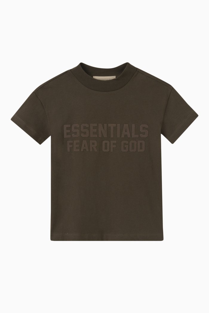 

Short-sleeve Logo T-shirt in Cotton-jersey, Black