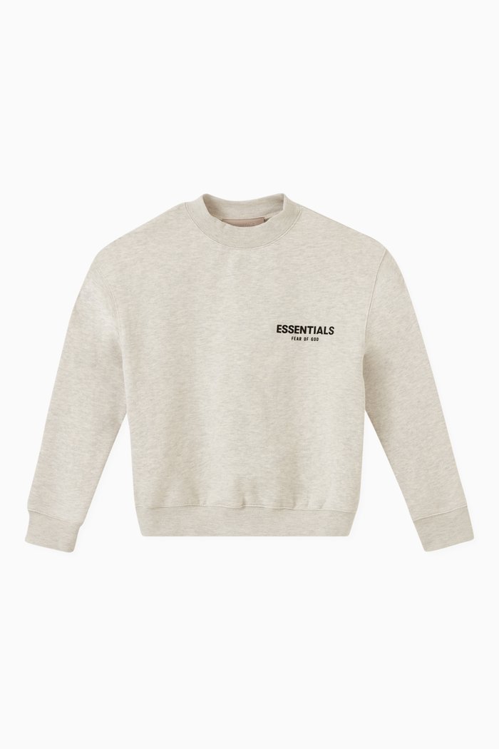 

Essentials Sweatshirt in Fleece, Grey