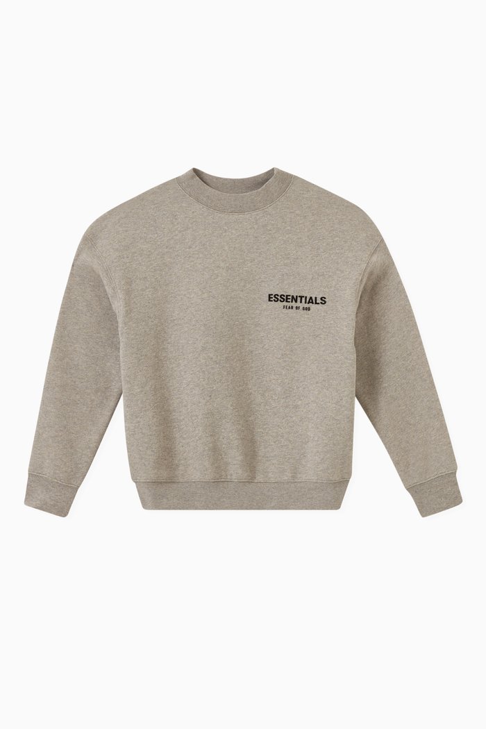 

Essentials Sweatshirt in Fleece, Grey