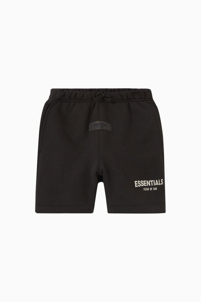 

Logo Shorts in Cotton, Black