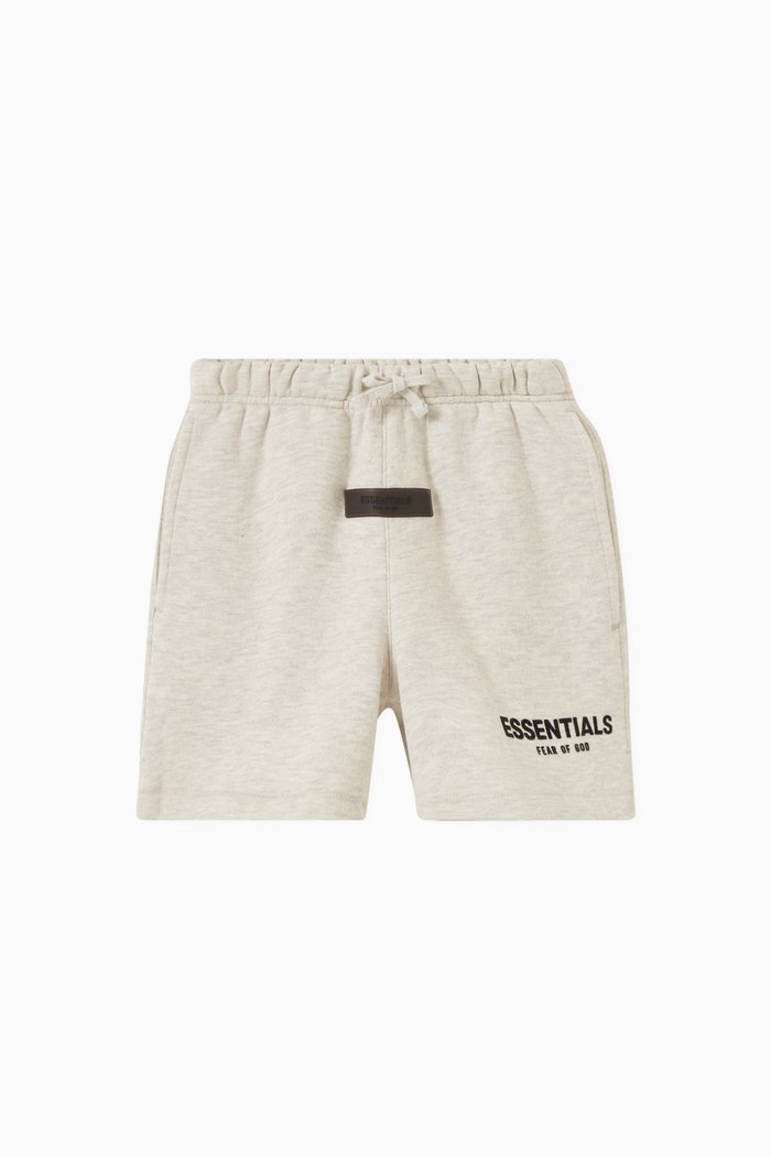 

Logo Shorts in Cotton, Grey