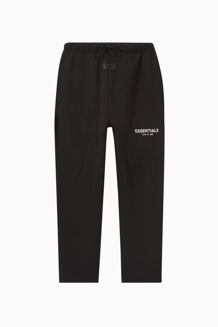 

Logo Sweatpants in Cotton & Polyester, Black