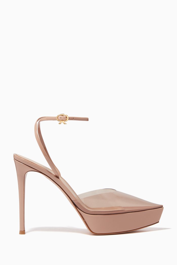

Dashiel 115 Buckled Sandals in Patent-leather & TPU, Neutral