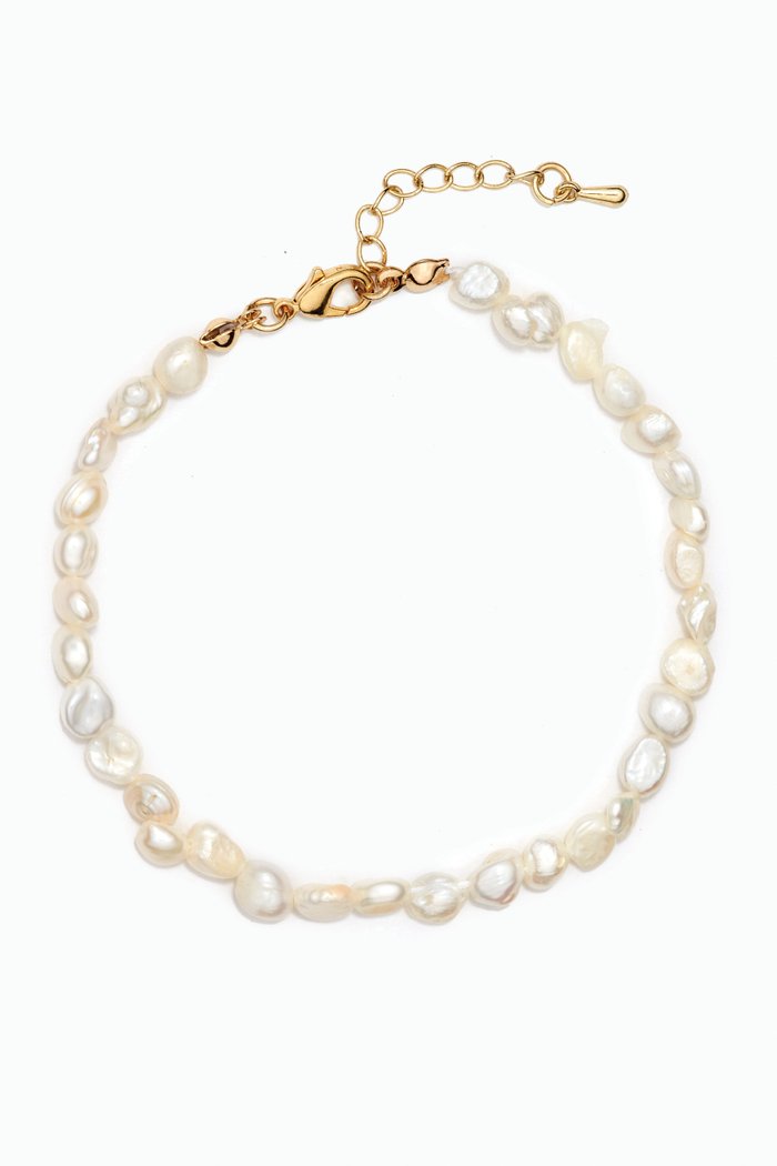 

Ariel Bracelet in Keshi Pearls, Gold