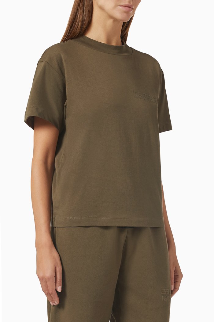 

Core Logo T-shirt in Jersey, Brown