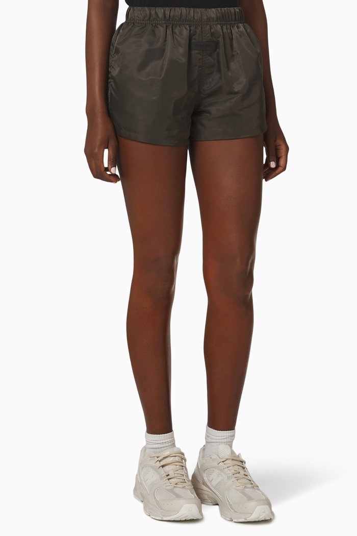 

Essentials Running Shorts in Nylon, Black