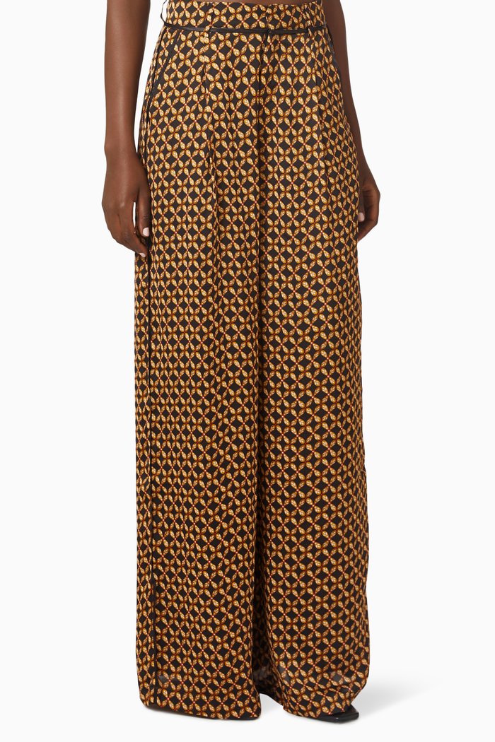 

Valentina Wide Leg Pants, Brown