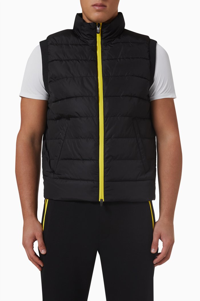 

Padded Vest in Recycled Nylon, Black
