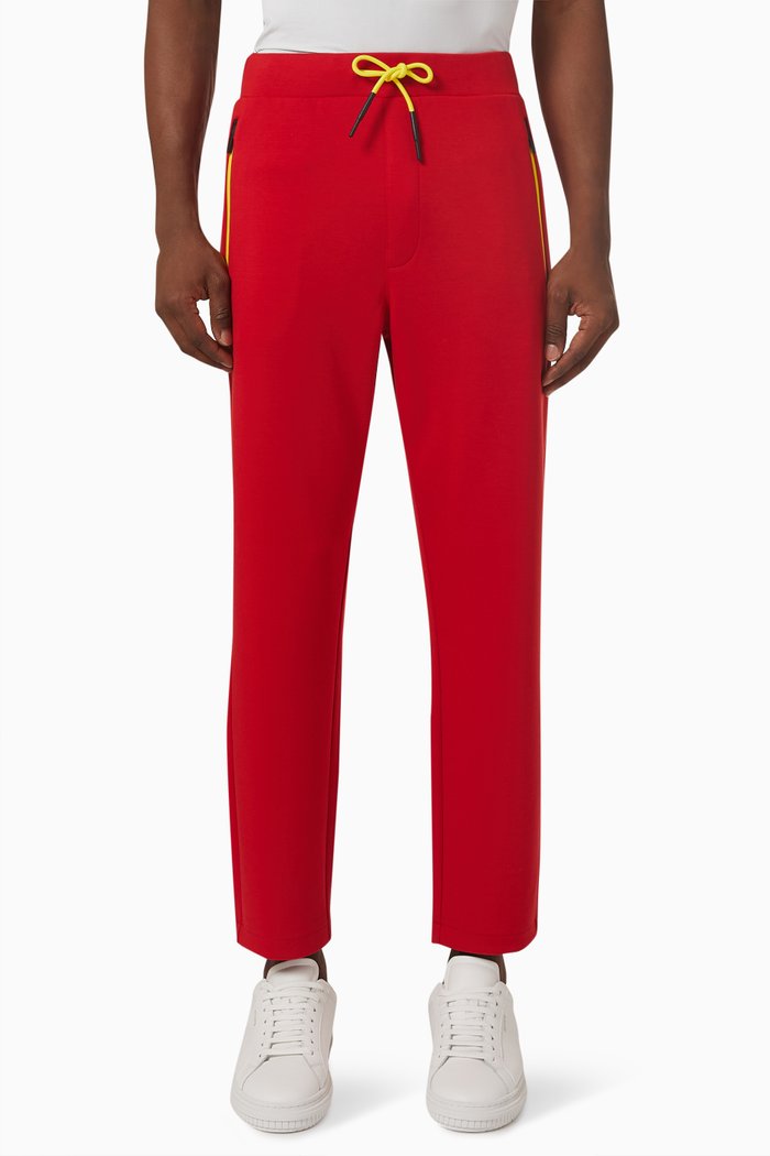 

Logo Sweatpants in Recycled Nylon Blend, Red